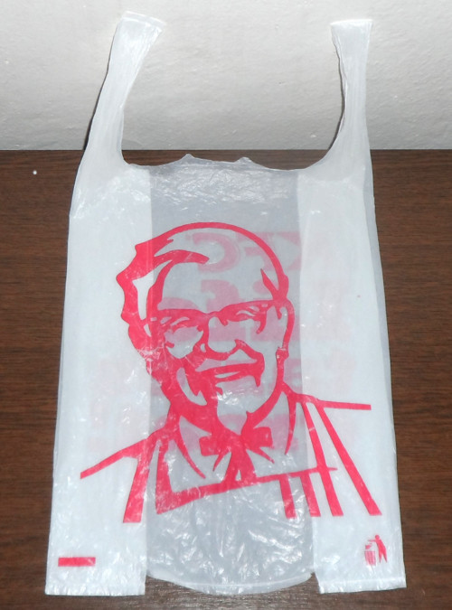 Originál reklamní igelitová TAŠKA • KFC — foto 1
