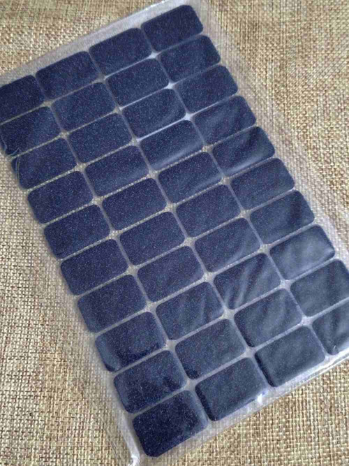 Suchý zip samolepicí obdélníčky 15x25 mm modrá