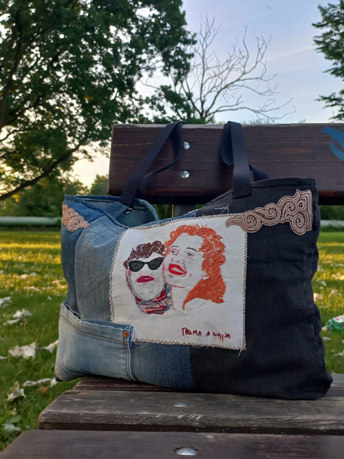 Thelma & Louise | taška s výšivkou