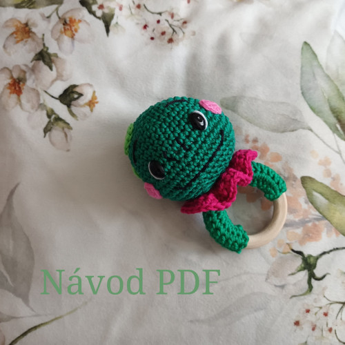 Návod na háčkované kousátko želvička — foto 1