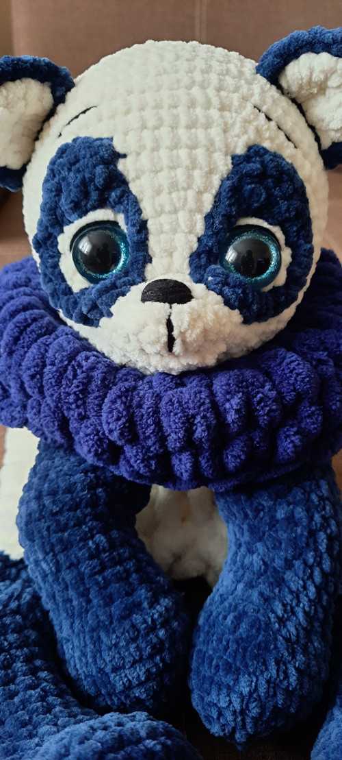 Pyžamkožrout Panda modrá — foto 1