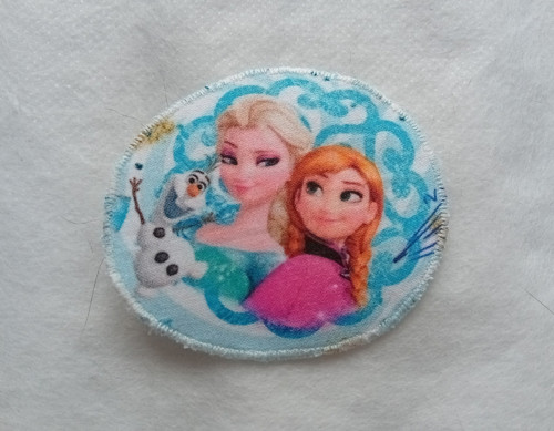 Nášivky / nažehlovačky - Anna a Elsa s Olaffem