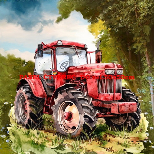 Bavlněný panel 40x40 cm - skladem — foto 1