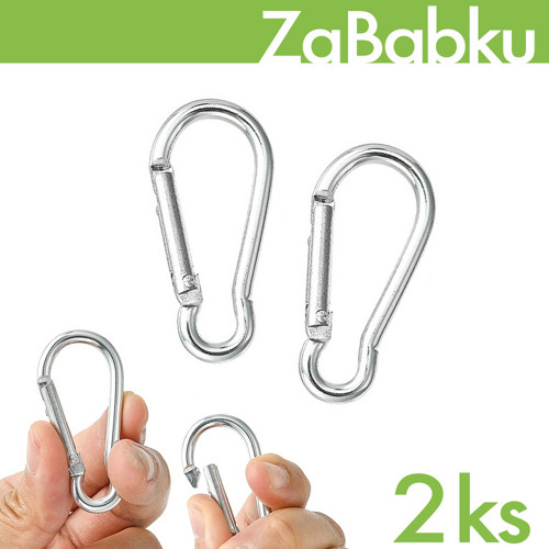 Karabina hliníková 5 cm - 2 kusy