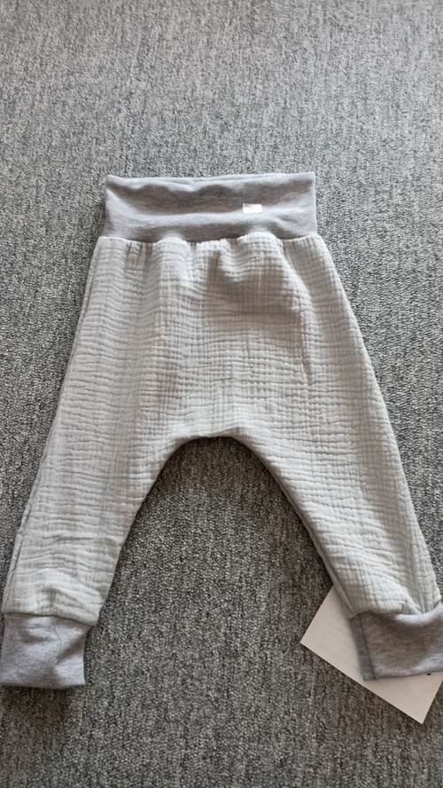 Mušelin (dvojitá gázovina) turky vel.74/80 šedá