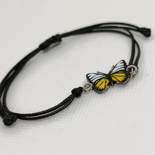 Shamballa s motýlem žlutý