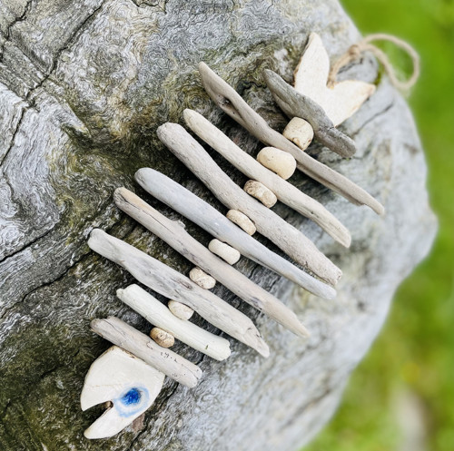 Závěs Ryba Driftwood Keramika — foto 1