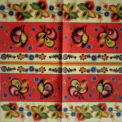 Venkovské ornamenty - ubrousek