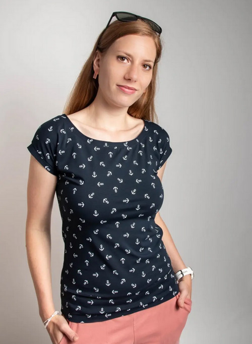 Dámské tričko námořnice - S, M, L, XL