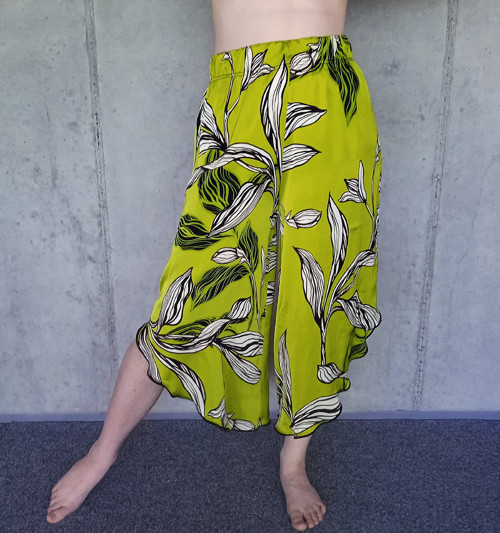 Vzdušné kalhoty culottes - kalhotová sukně