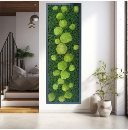 Mechový panel, obraz 40x120 cm
