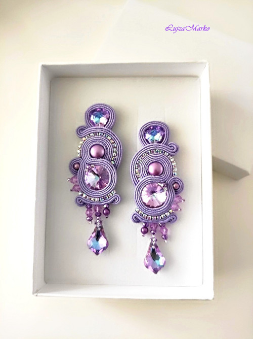 Imelda soutache / sutaš náušnice