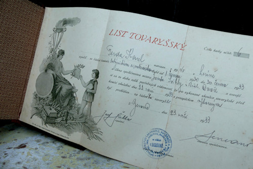 List tovaryšský...řemeslo lakýrnické a natěračské