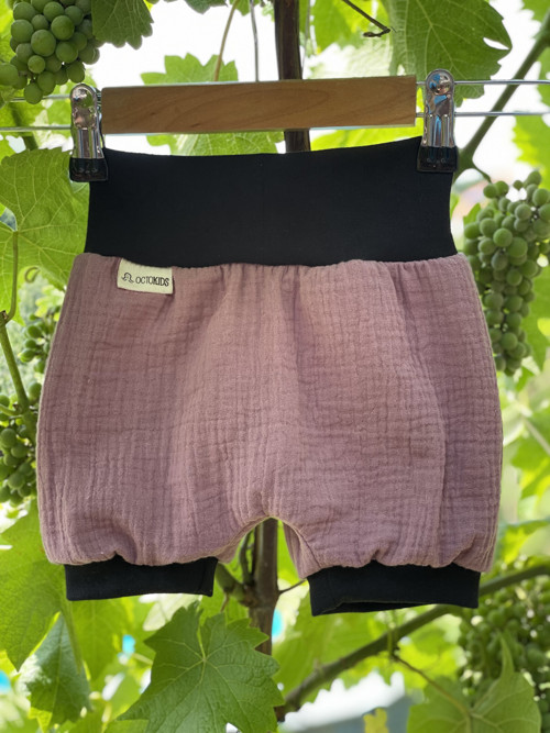 Mušelínové pumpky vel. 80-92 lilac