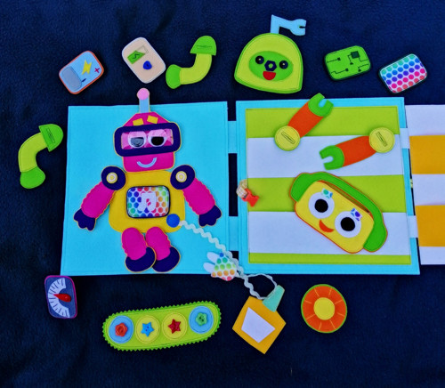 QUIET BOOK "Robot" — foto 1