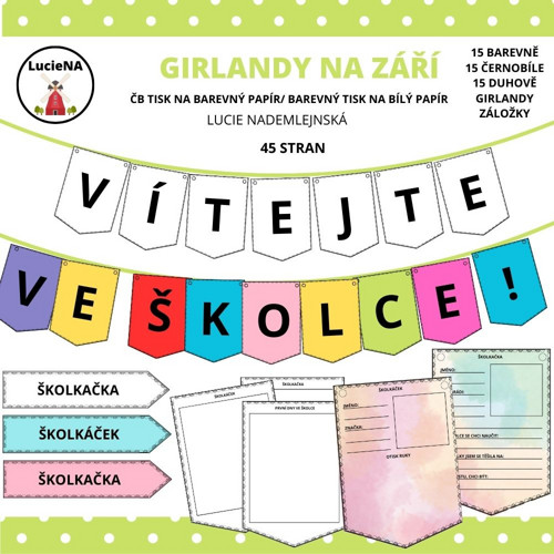 Vítejte Ve Školce - Girlandy