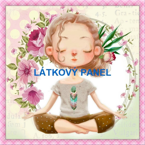 Bavlněný panel 25x25 cm - skladem