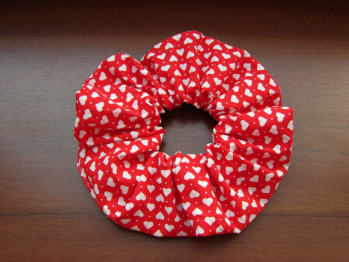 Scrunchie - srdíčka