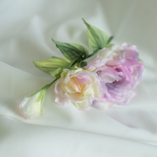 Eliška - eustoma z japonského hedvábí
