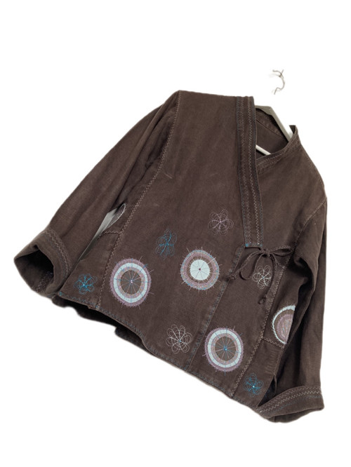 Originálne upcyclované ľanové kimono