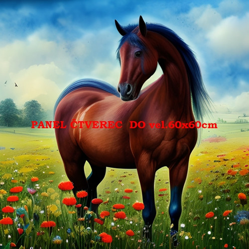 Bavlněný panel 45x45 cm skladem