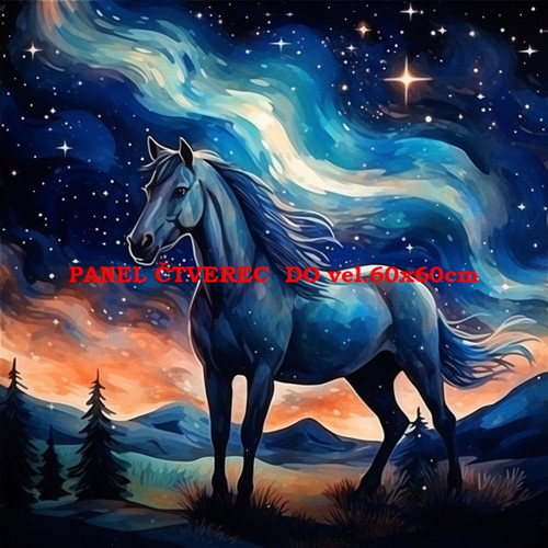 Bavlněný panel 45x45 cm skladem