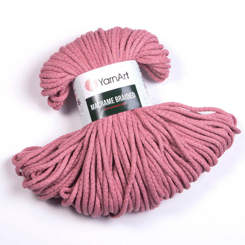 Příze Macrame Braided - starorůžová — foto 1