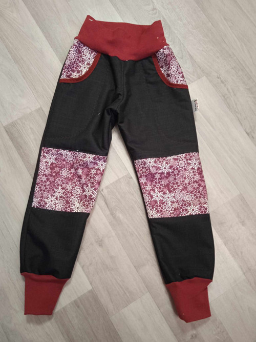 Beránkové softshellové kalhoty 104