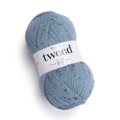 Příze Tweed - zelenomodrá — foto 1