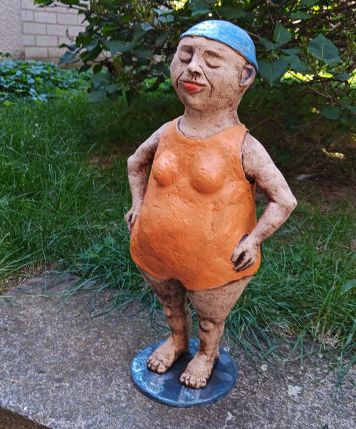 Oranžové plavky sleva