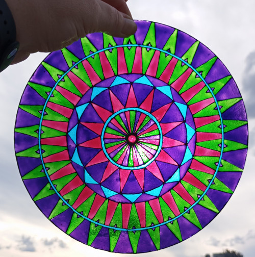 Něžná magie - velká mandala