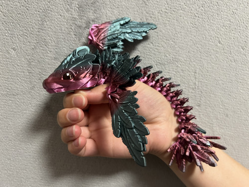 Mládě Opeřeného Hada - 25 cm - 3D Tisk — foto 1