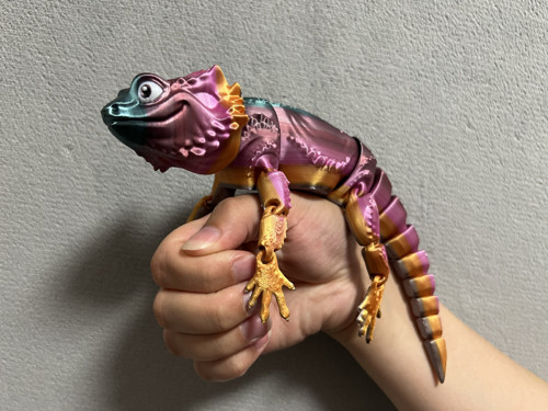 Agama Vousatá - 26 cm - 3D Tisk — foto 1