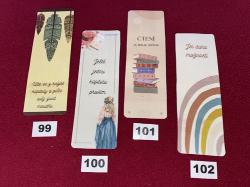 Záložka do knih č.99 - 102