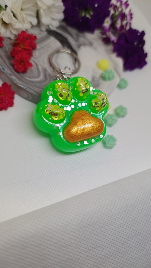 Paw Green Glitter