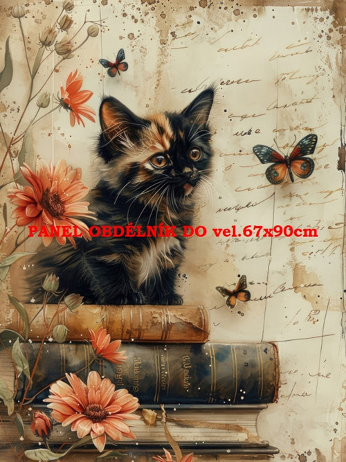 Bavlněný panel 19x25 cm - skladem