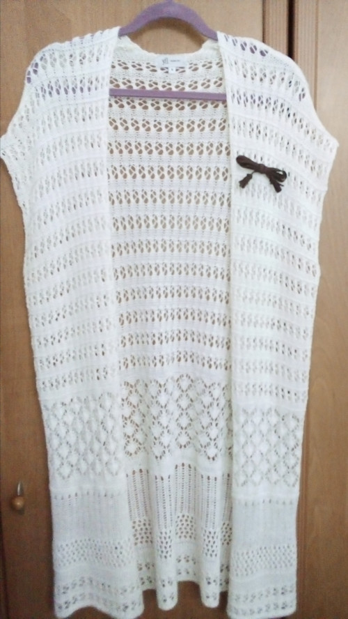 Vintage dlouhá vesta