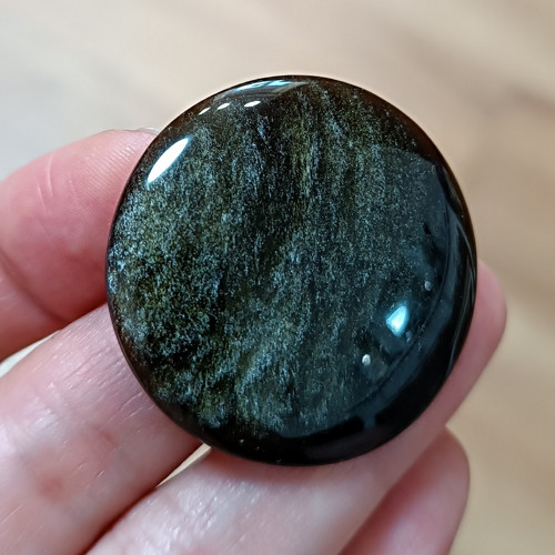 Obsidián, ID 4066, průměr 36 mm