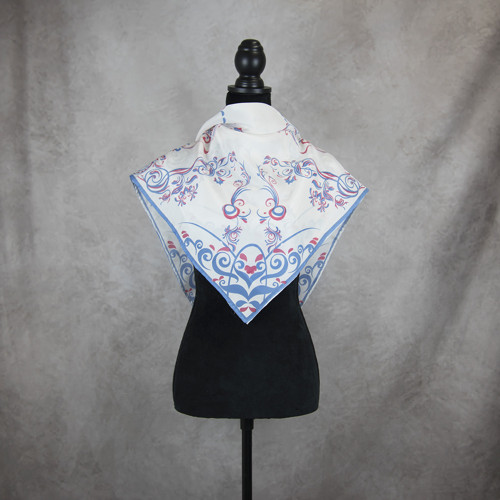 Hodvábna šatka ORNAMENT VZOR_5, 90 x 90cm