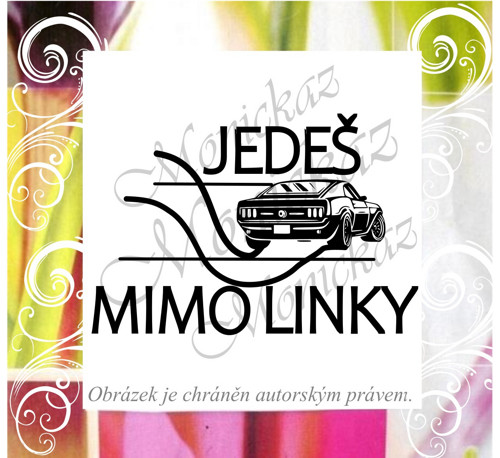 Jedeš mimo linky 1743. Razítko — foto 1