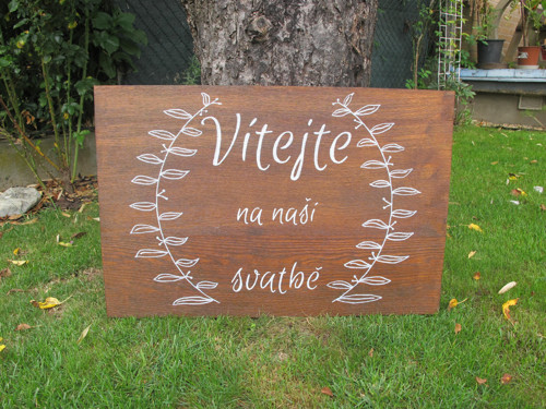 Uvítací cedule