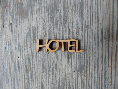 Výřez dřevěný Hotel — foto 1