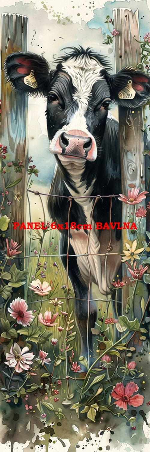 Bavlněný panel 6x18 cm - skladem — foto 1