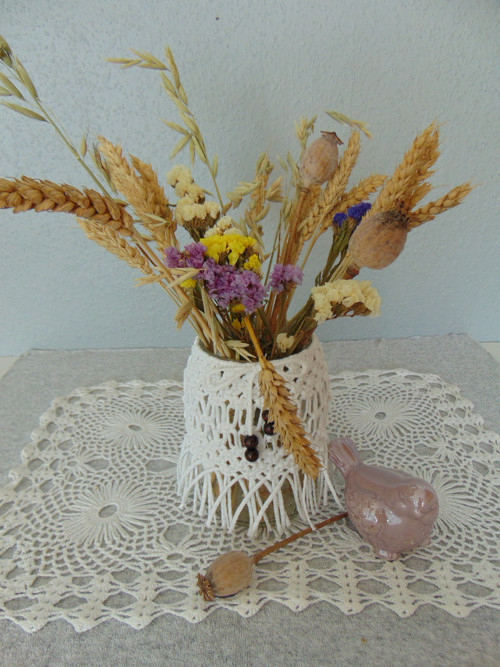Macramé váza/lucerna malá