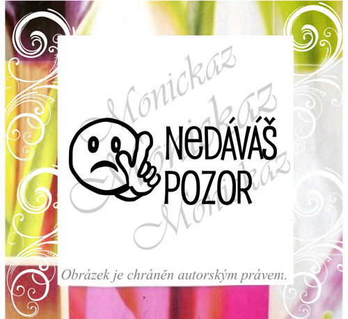 Nedáváš pozor 122 c). Motivační razítko.