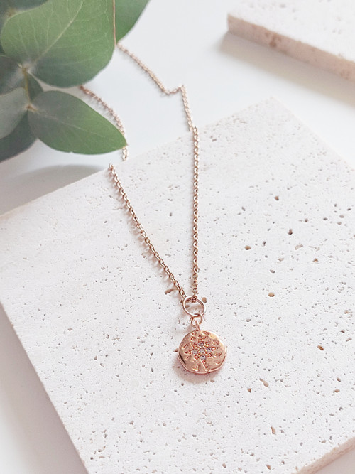 Řetízek s Polárkou • (ROSE GOLD OCEL)