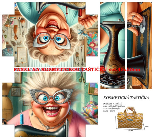 Panel na taštičku bavlna