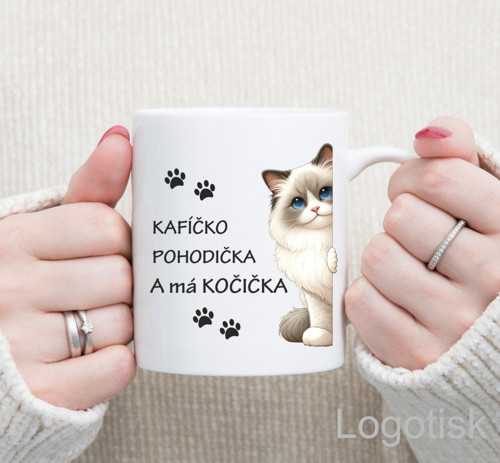 Hrnek na kafe KOČKA RAGDOLL