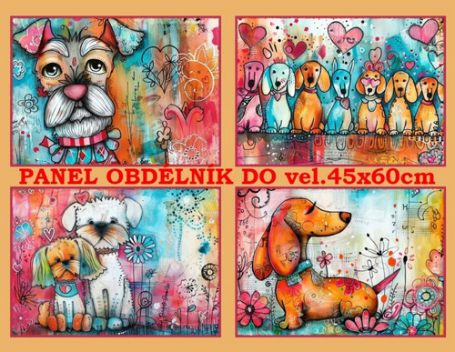 Bavlněný panel 27x35 cm skladem — foto 1