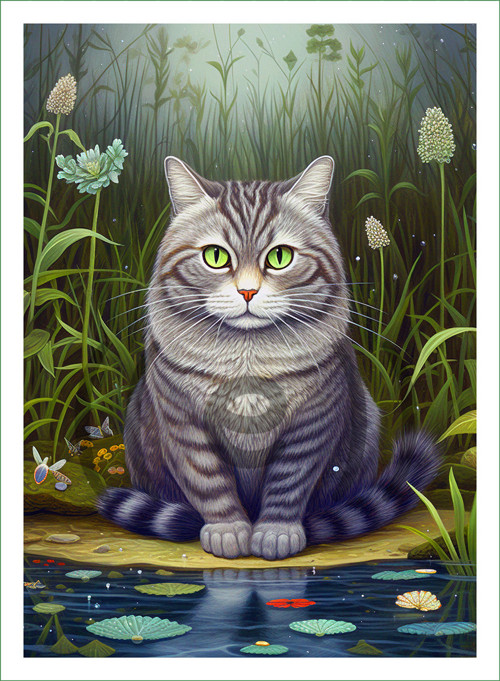 Látkový panel - DI (125) - kočky